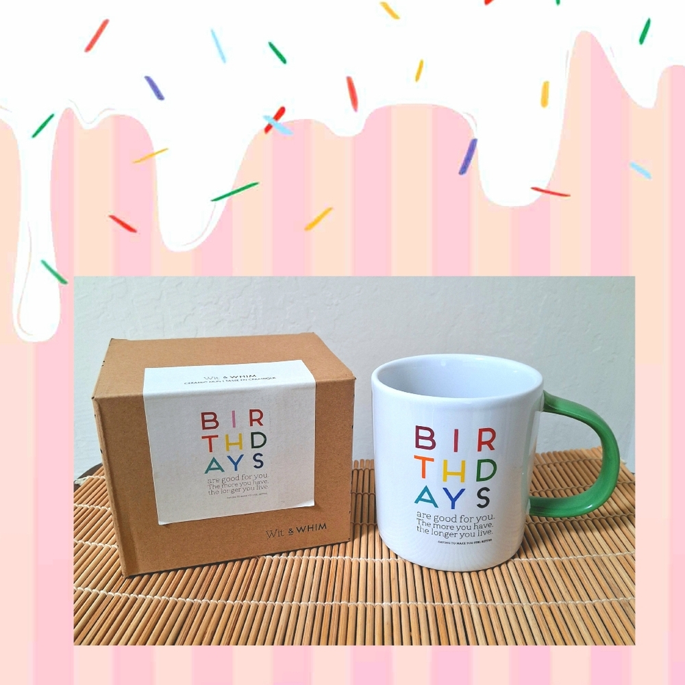 🎈NEW Birthday Mug 16oz with Giftable Box🎈